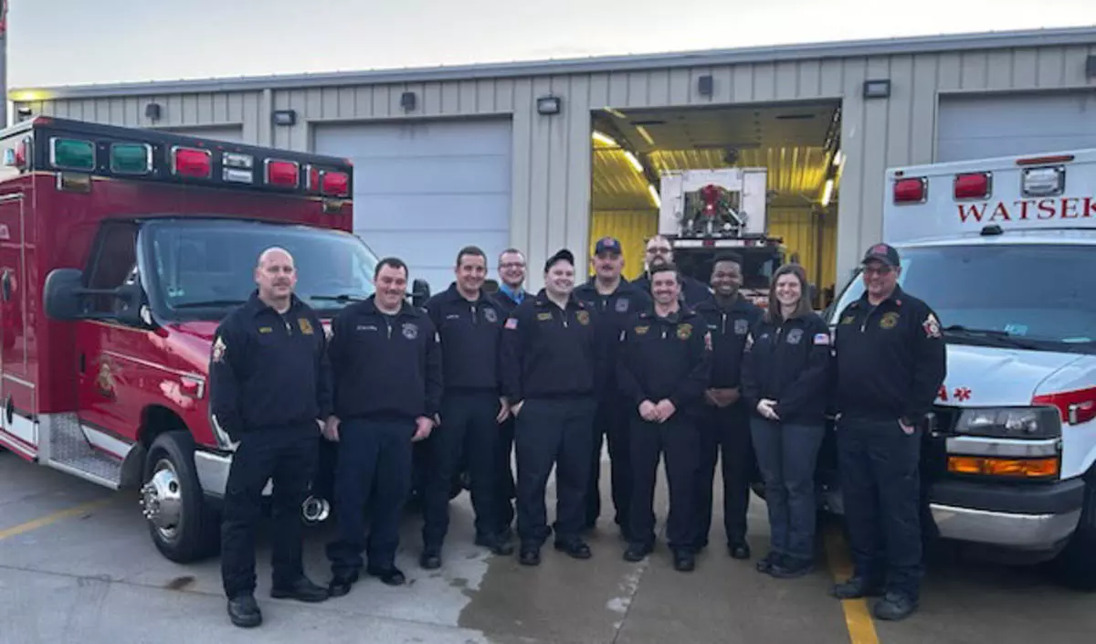 photo of the members of the fire department