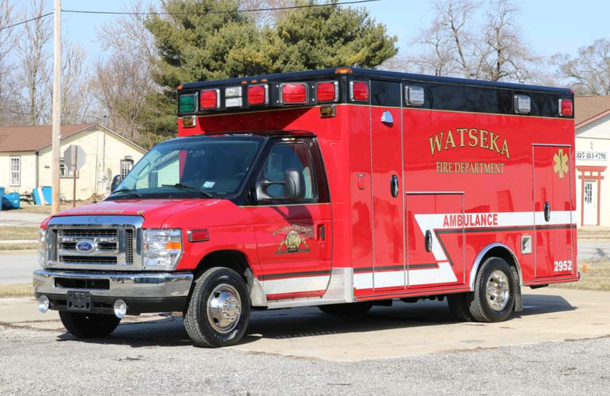 red fire truck